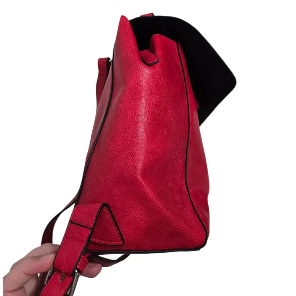 Hot Topic South Side Serpents Riverdale Red Faux Leather Mini Backpack